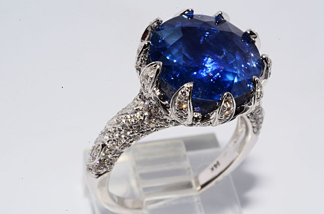 $136,000 8.01Ct Lapis Gem Certified Natural No Heat Blue Sapphire ...
