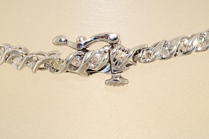 40CT ROUND CUT DIAMOND TENNIS BRACELET GORGEOUS  